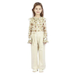 Floral Classic Shirt For Girls Image