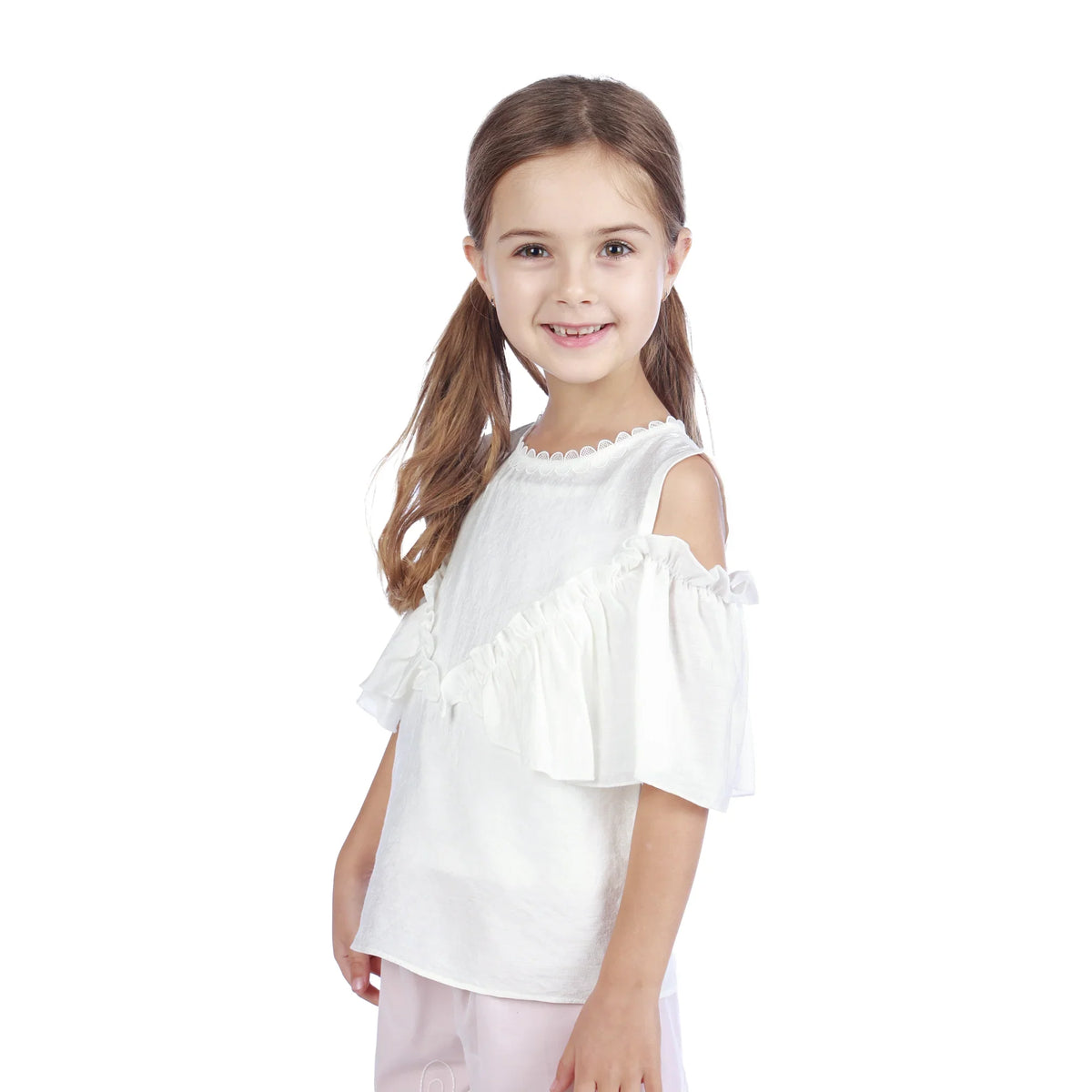 Floral Classic Blouse For Girls Image