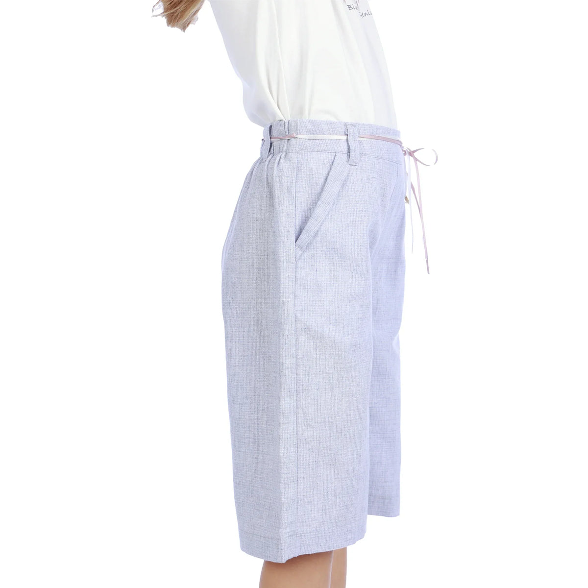 Wide-Leg Classic Shorts For Girls Image