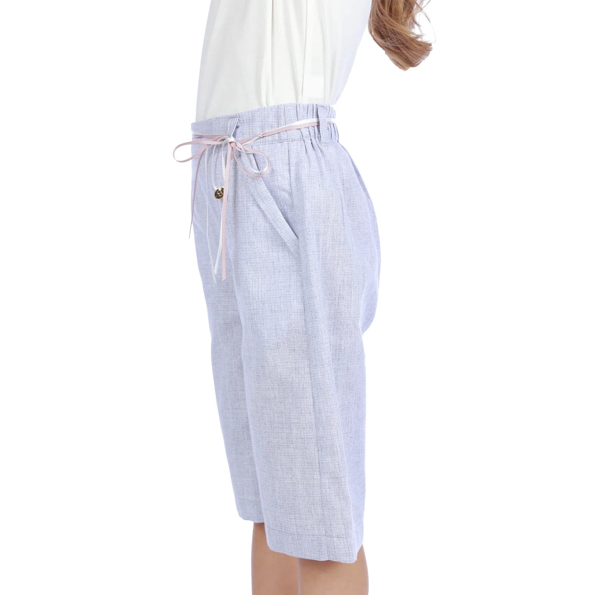 Wide-Leg Classic Shorts For Girls Image