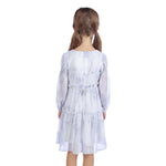Printed Classic Dress For Girls Image