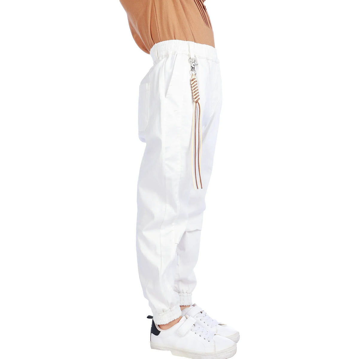 Ankle-Tied Classic Pants For Boys Image