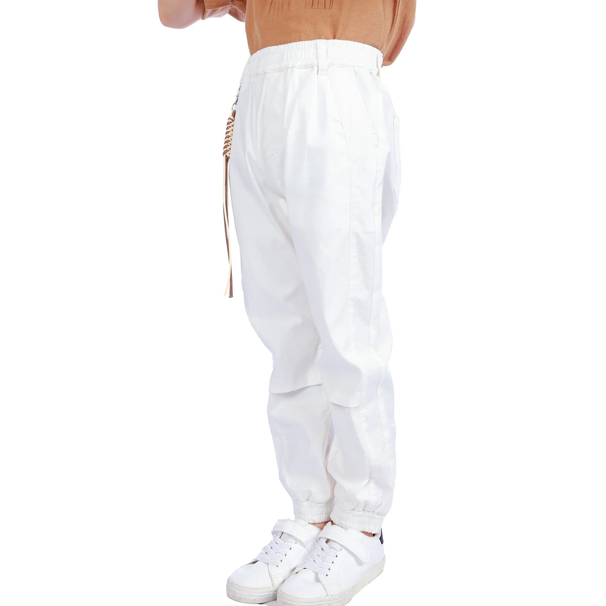 Ankle-Tied Classic Pants For Boys Image