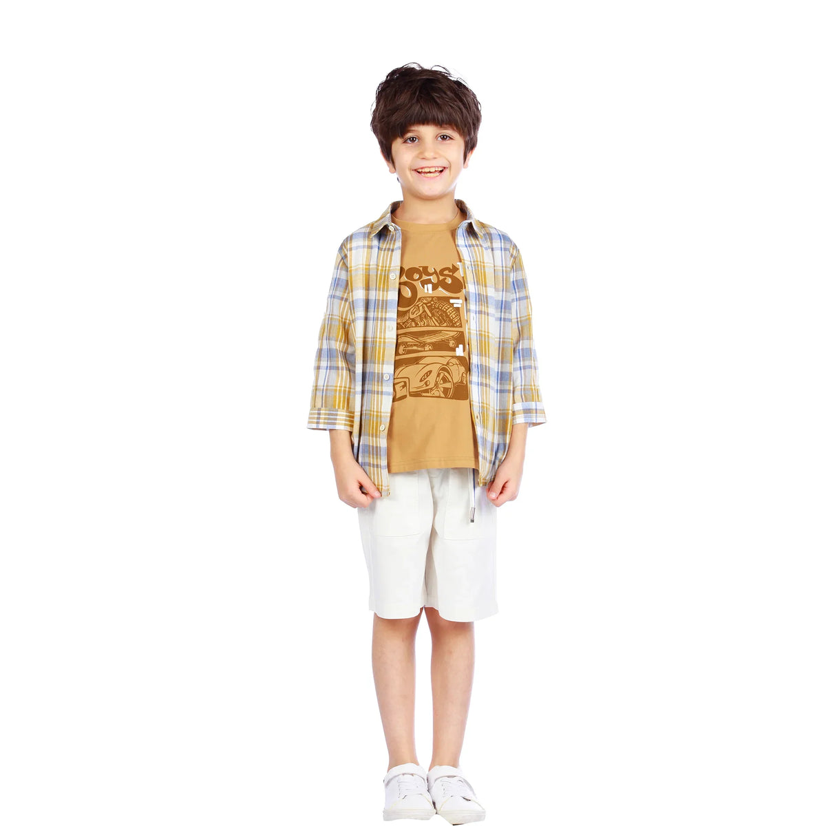 Checked Classic Shirt For Boys Image