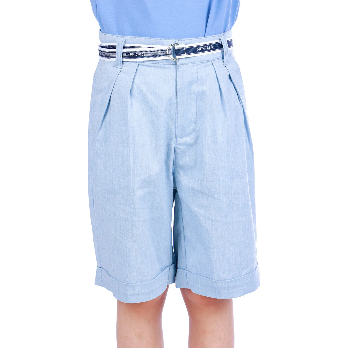 Light Blue Ordinary Classic Shorts For Boys Image