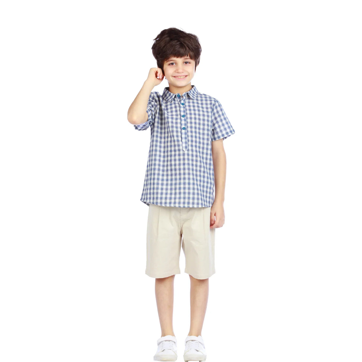 Checked Classic Shirt For Boys Image