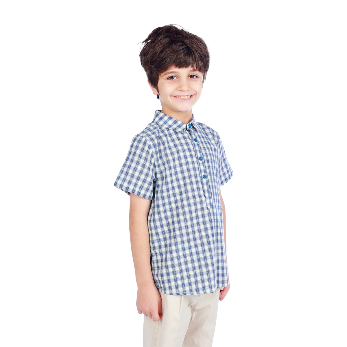 Checked Classic Shirt For Boys Image