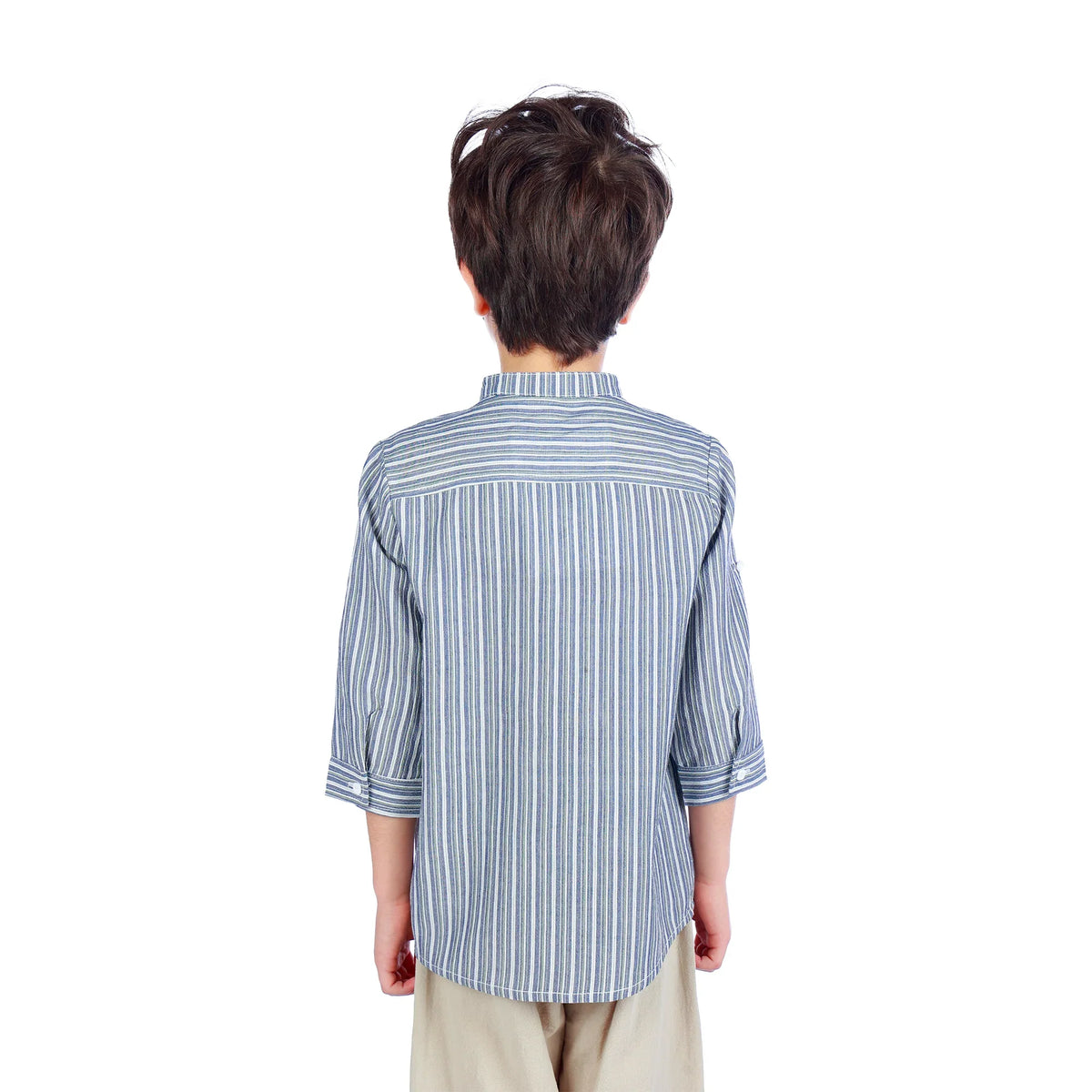 Striped Classic Blouse For Boys Image
