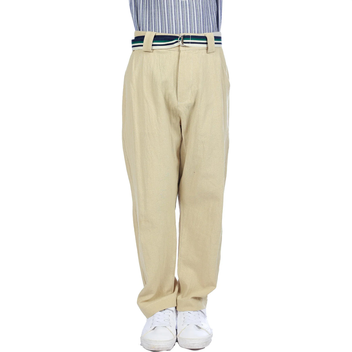 Light Khaki Ordinary Classic Pants For Boys Image