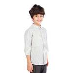 Striped Classic Shirt For Boys Image