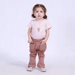 Printed Street Look T.Shirt For Baby Girl Image