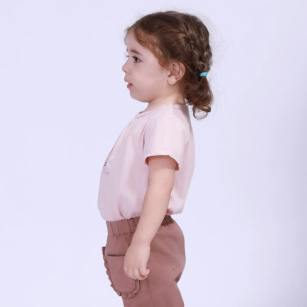 Printed Street Look T.Shirt For Baby Girl Image