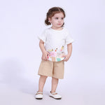 Printed Street Look T.Shirt For Baby Girl Image