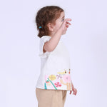 Printed Street Look T.Shirt For Baby Girl Image