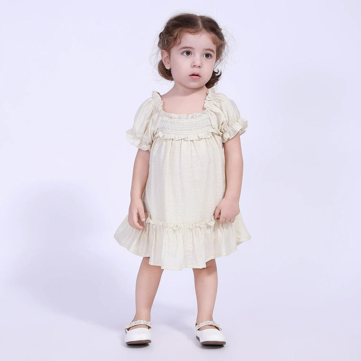 Quilting Street Look Dress For Baby Girl Image