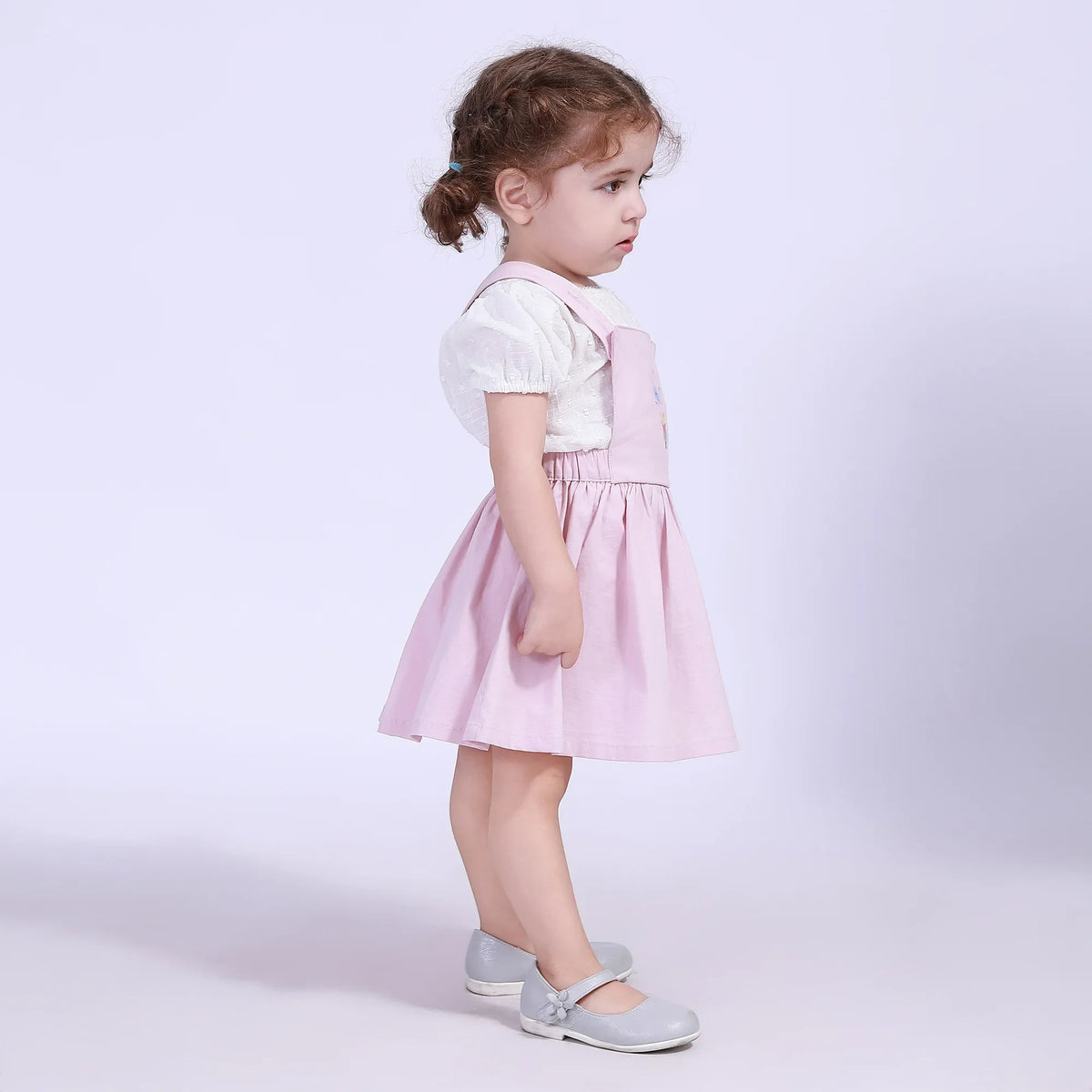 Floral Street Look Dress For Baby Girl Image