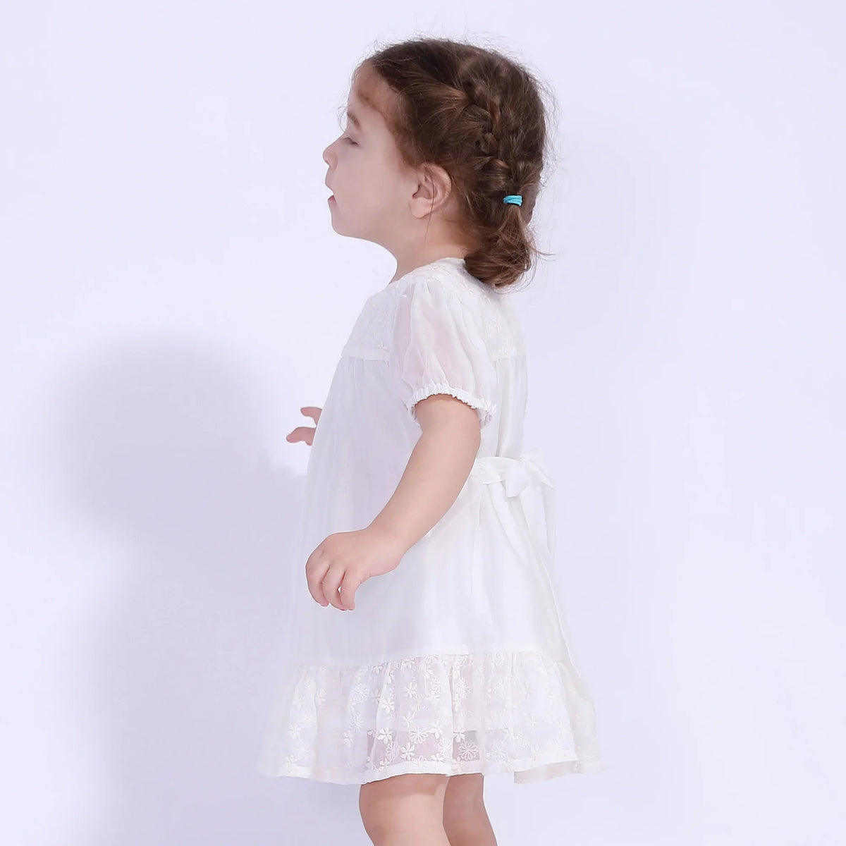Floral Street Look Dress For Baby Girl Image