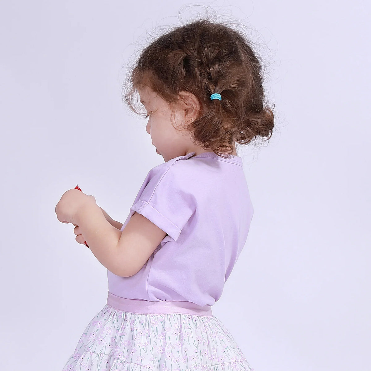 Printed Street Look T.Shirt For Baby Girl Image