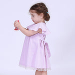 Jacquard Street Look Dress For Baby Girl Image
