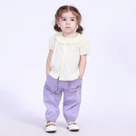 Ankle-Tied Street Look Pants For Baby Girl Image
