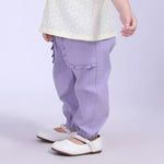Ankle-Tied Street Look Pants For Baby Girl Image