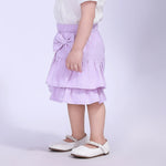 Wide-Leg Street Look Shorts For Baby Girl Image