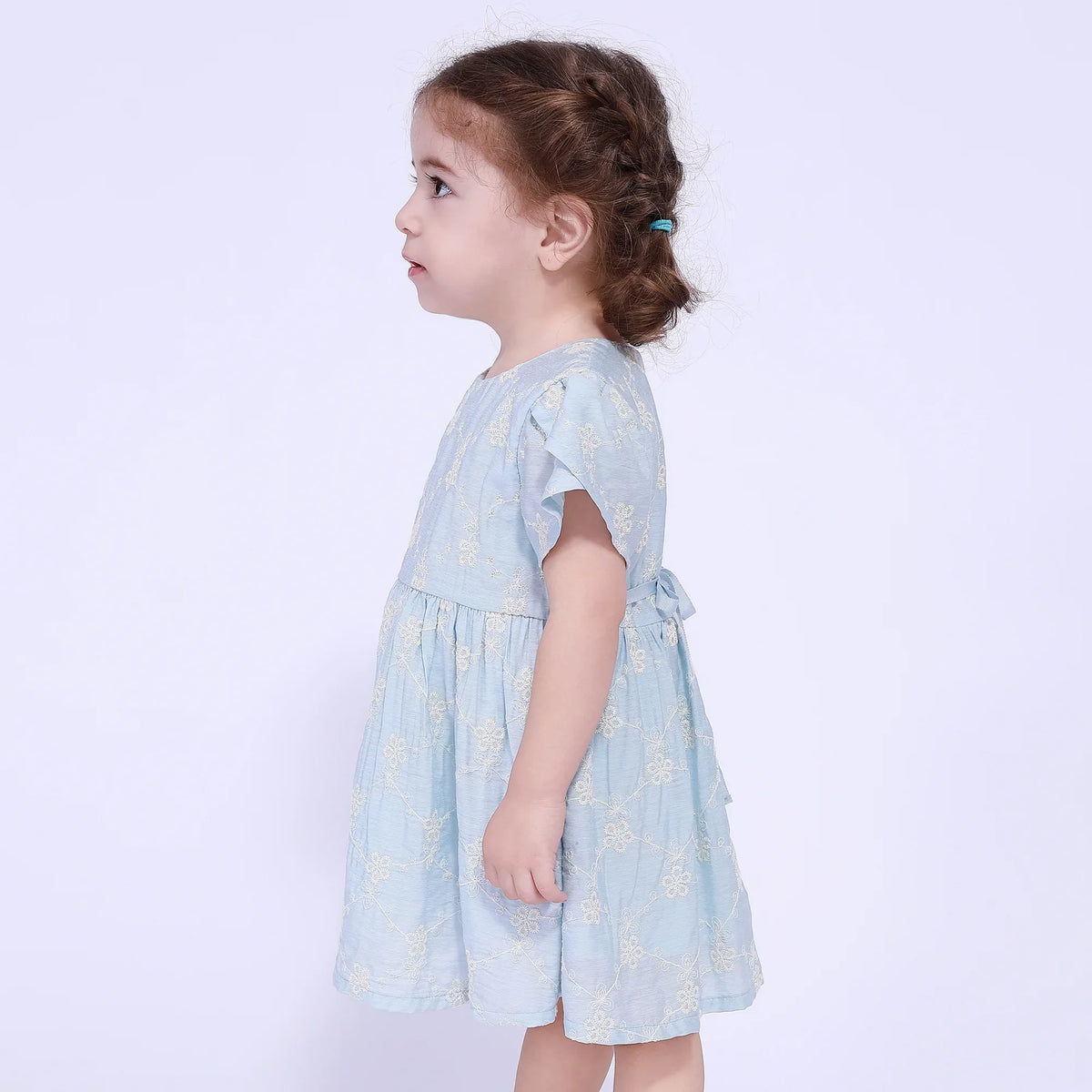 Floral Street Look Dress For Baby Girl Image