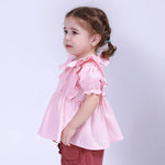 Plain Street Look Blouse For Baby Girl Image
