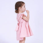 Jacquard Street Look Dress For Baby Girl Image