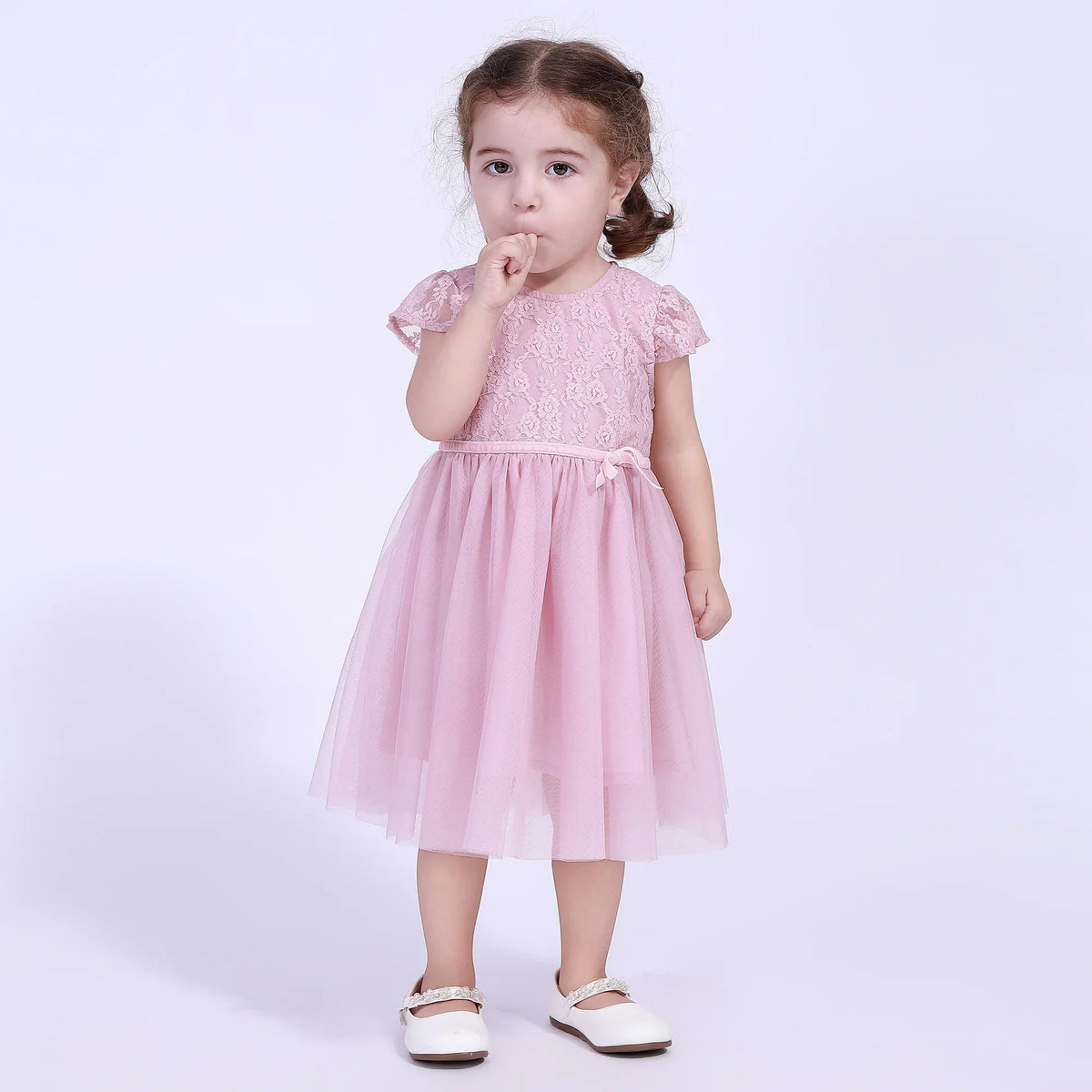 Floral Street Look Dress For Baby Girl Image