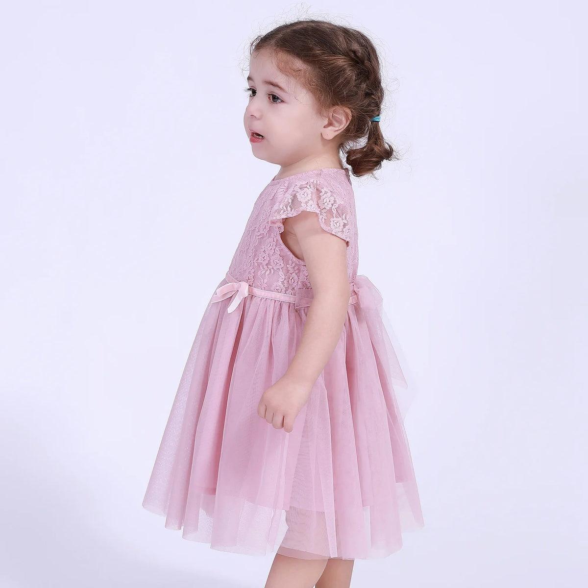 Floral Street Look Dress For Baby Girl Image