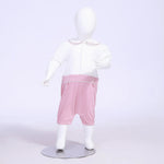 Color-Blocked Street Look Romper For Baby Girl Image