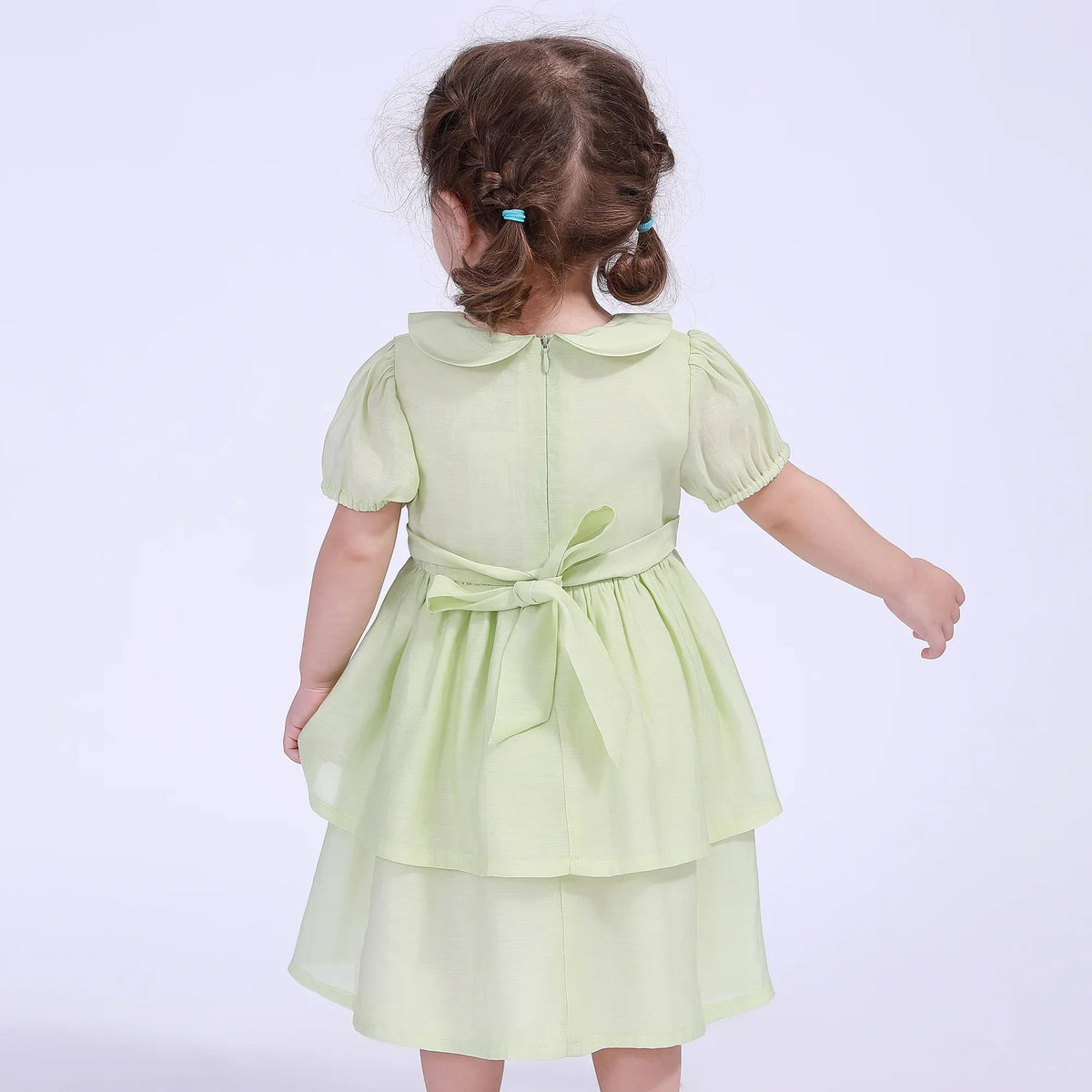 Floral Street Look Dress For Baby Girl Image
