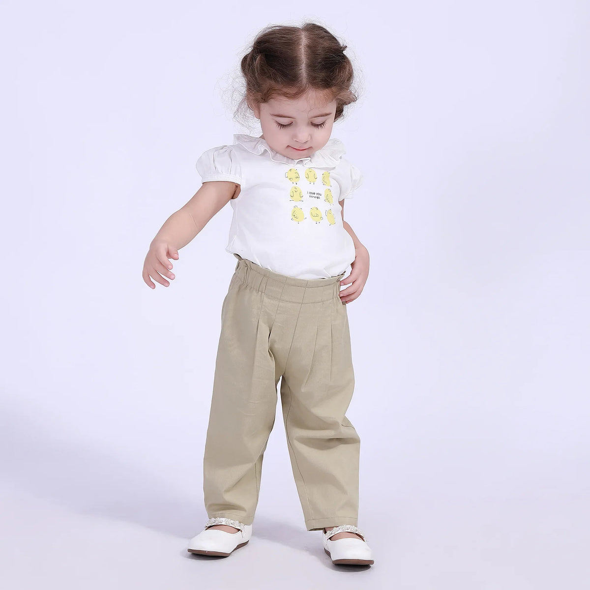 Ordinary Street Look Pants For Baby Girl Image
