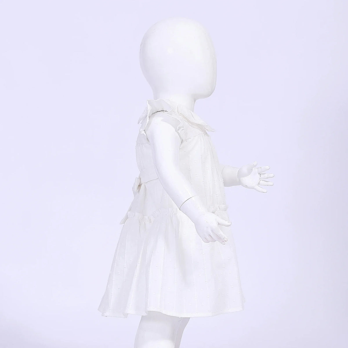 Jacquard Street Look Dress For Baby Girl Image