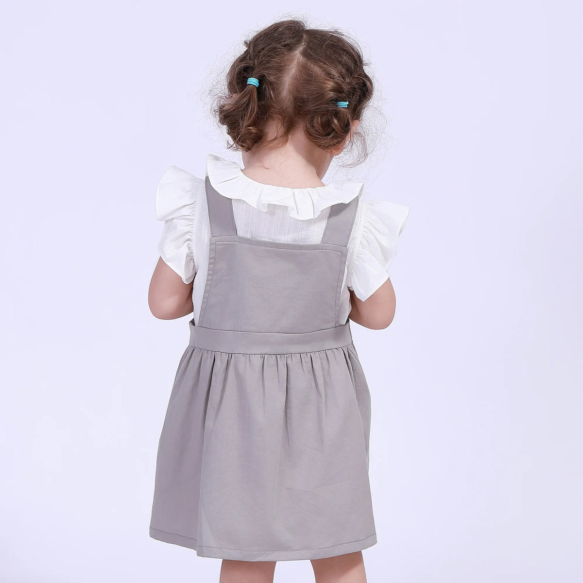 Jacquard Street Look Shirt For Baby Girl Image