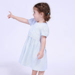 Striped Street Look Dress For Baby Girl Image