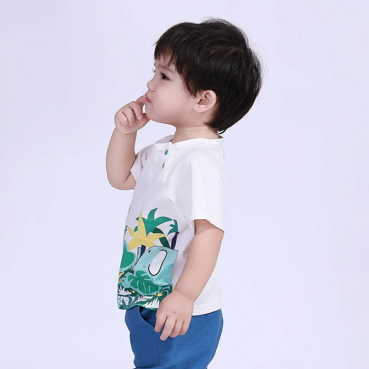 Printed Street Look T.Shirt For Baby Boy Image