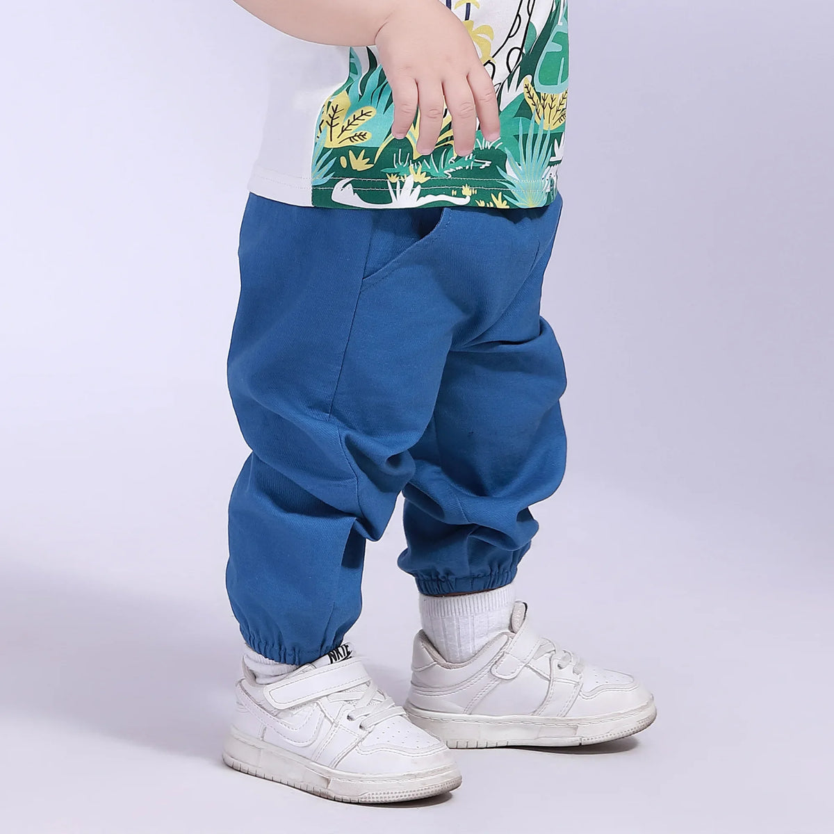 Ankle-Tied Street Look Pants For Baby Boy Image
