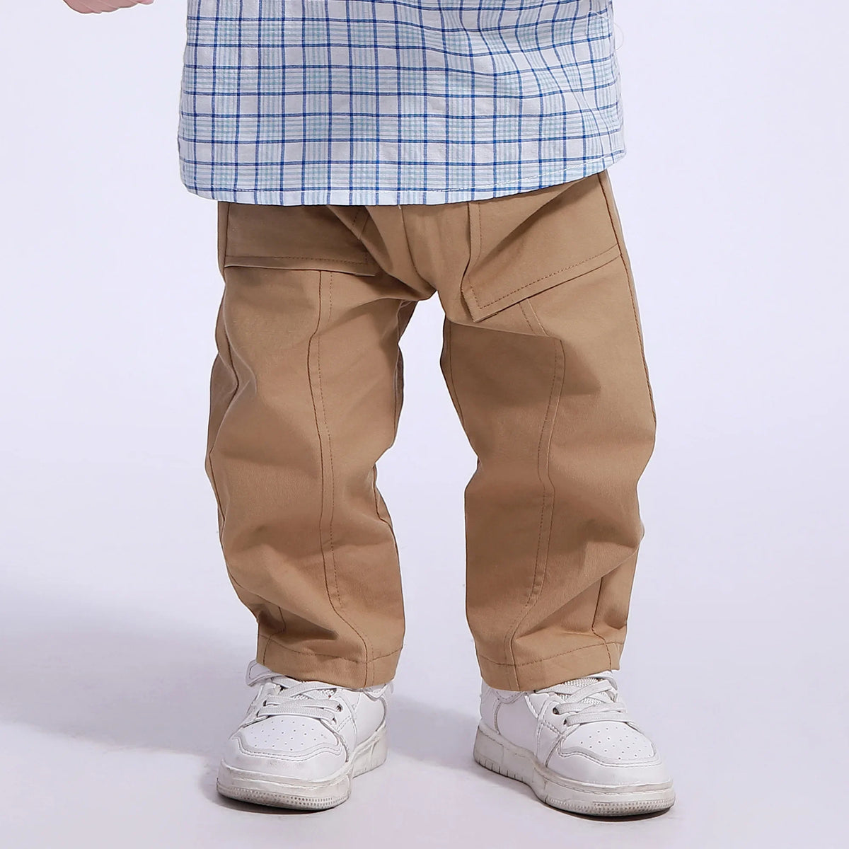 Khaki Ordinary Street Look Pants For Baby Boy Image