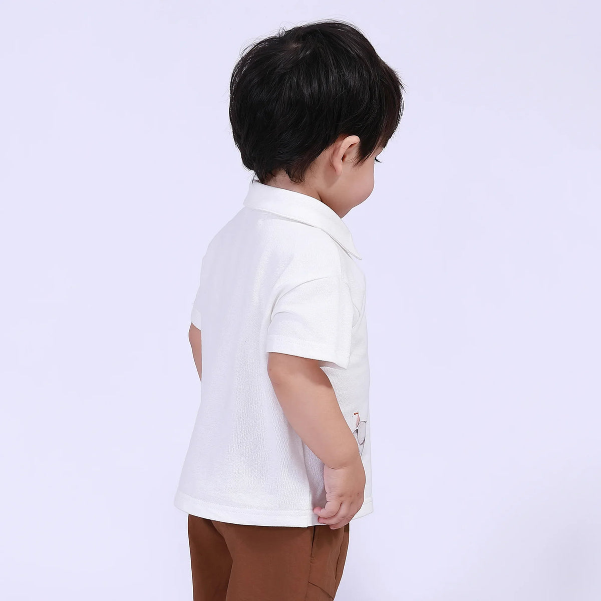Printed Street Look Polo Shirt For Baby Boy Image