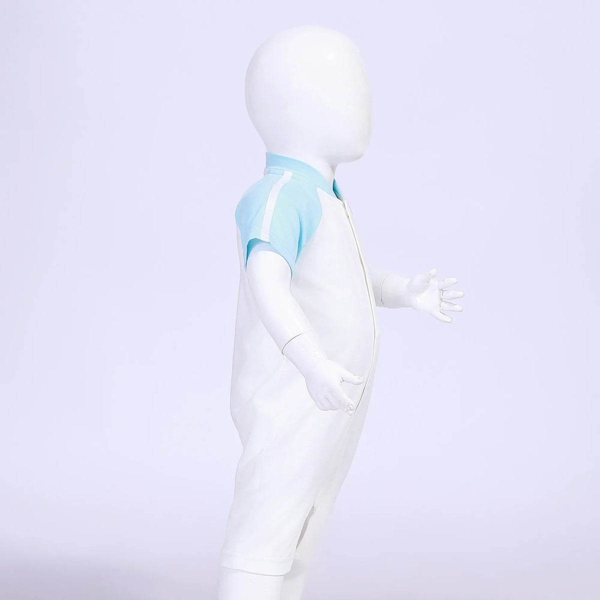 Color-Blocked Street Look Romper For Baby Boy Image