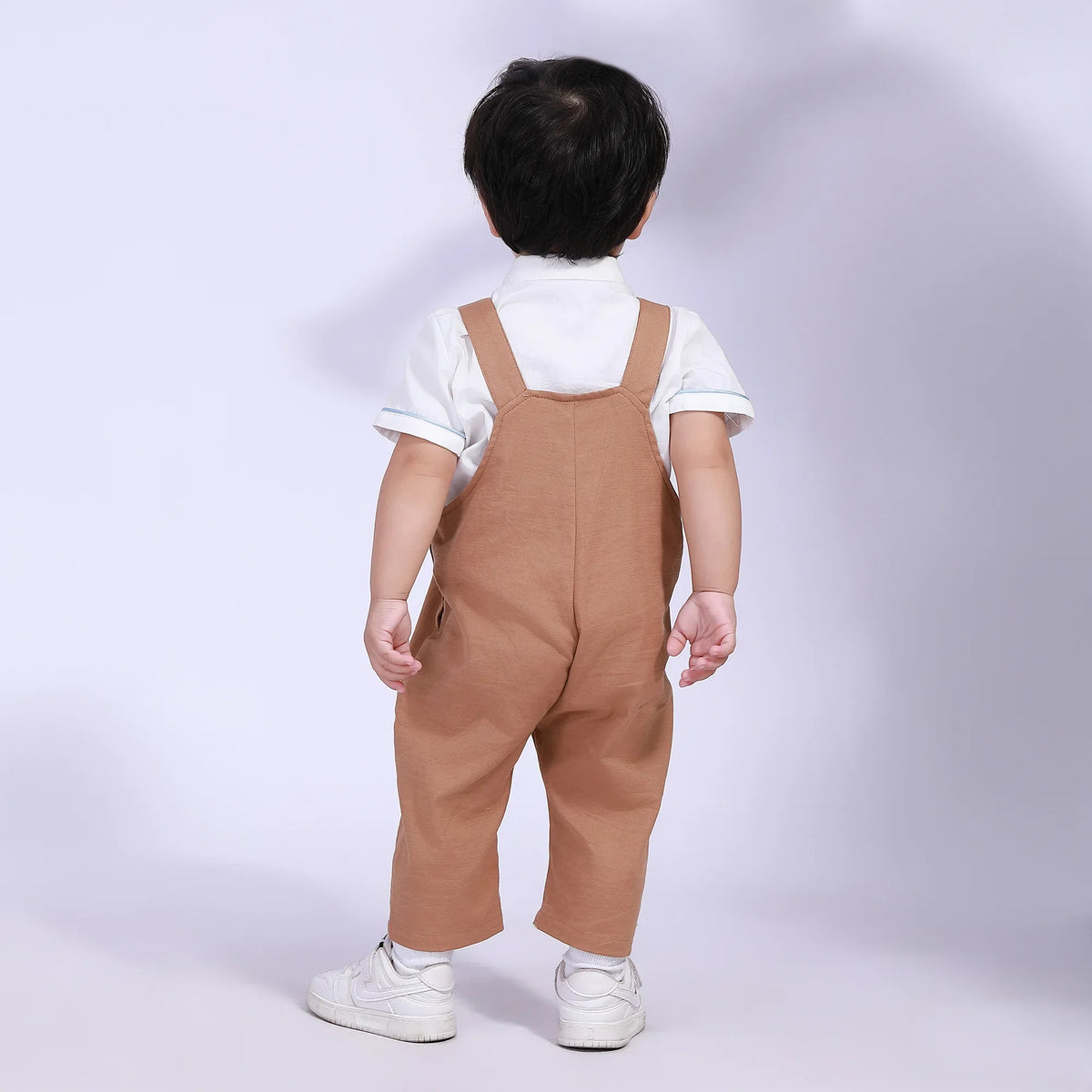 Plain Street Look Overalls For Baby Boy Image