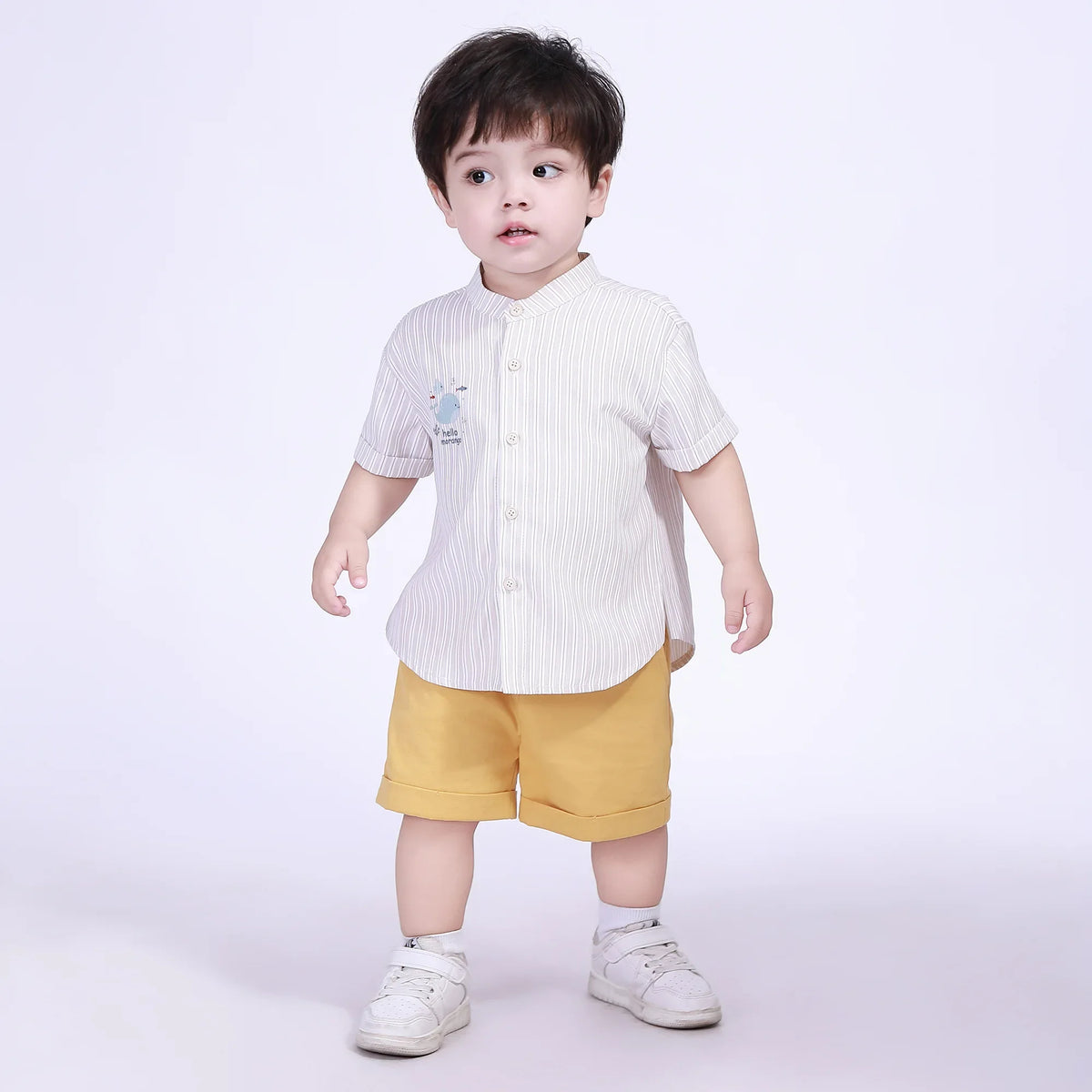 Striped Street Look Shirt For Baby Boy Image