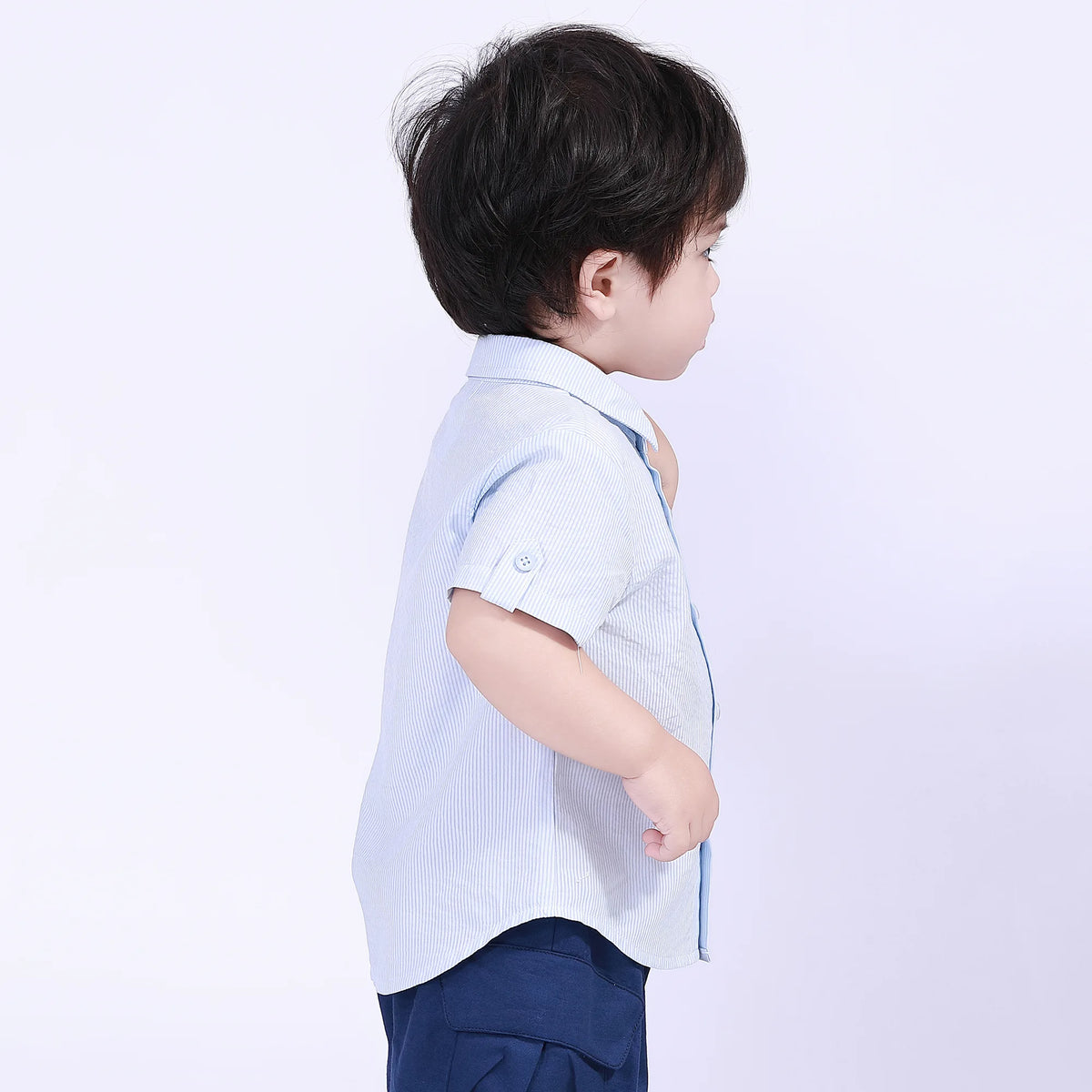 Striped Street Look Shirt For Baby Boy Image