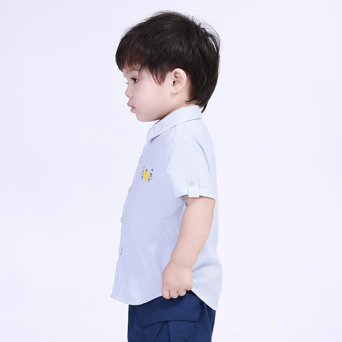 Striped Street Look Shirt For Baby Boy Image
