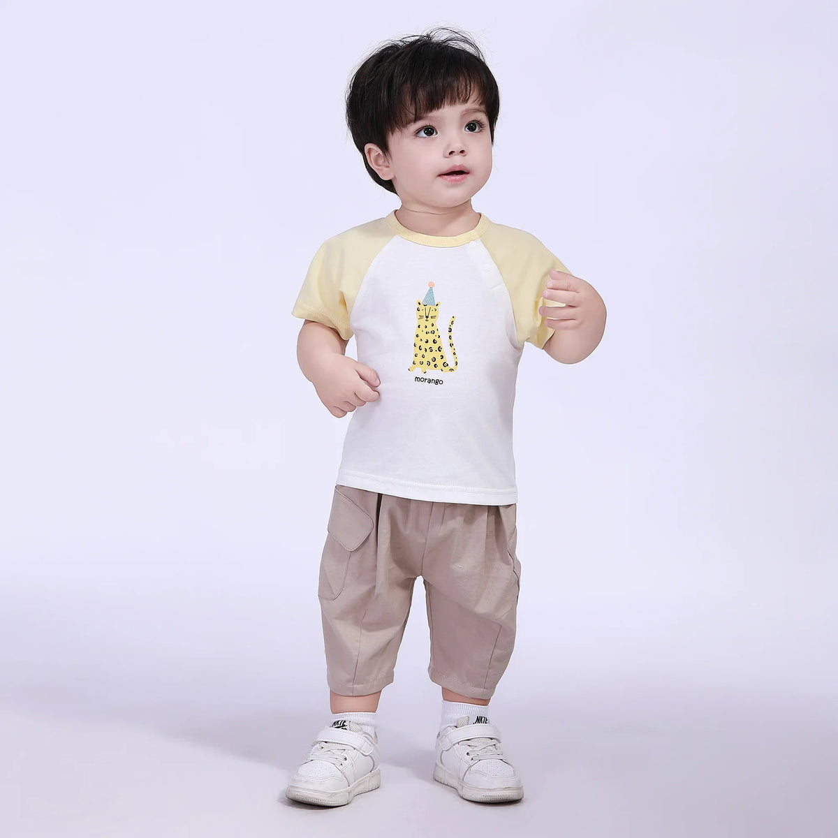 Printed Street Look T.Shirt For Baby Boy Image