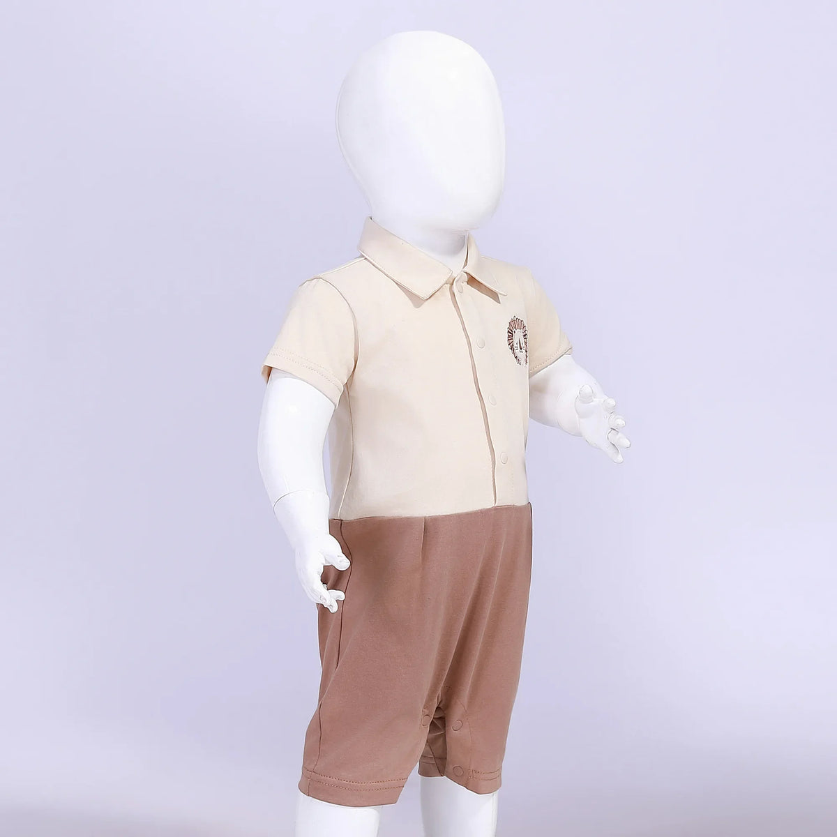 Embroidery Street Look Romper For Baby Boy Image
