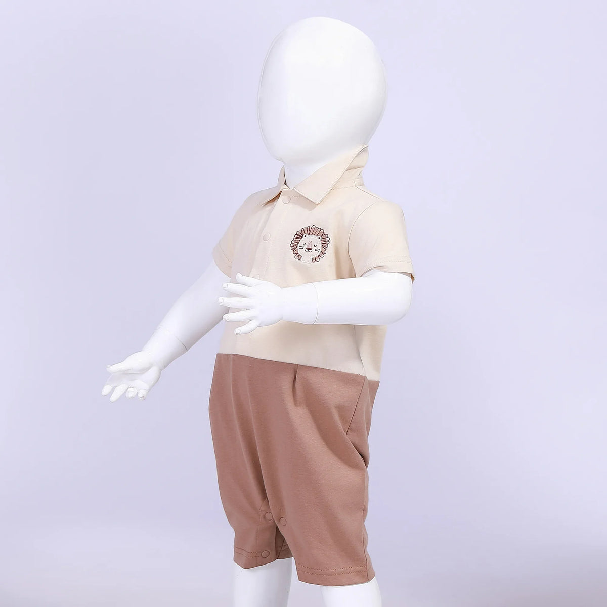 Embroidery Street Look Romper For Baby Boy Image
