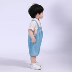 Plain Street Look Overalls For Baby Boy Image